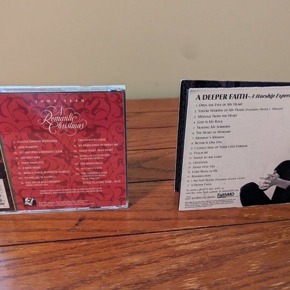 Bundle of 2 John Tesh CDs: A Deeper Faith (Signed) & A Romantic Christmas - Picture 5 of 7